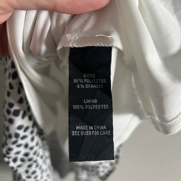 NWT BCX Frilly Black & White Maxi Dress Small - Picture 9 of 9